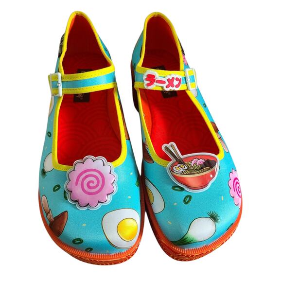 Hot Chocolate Design Chocolaticas Ramen Women's Mary Jane Platform US Size 8 - Picture 2 of 9